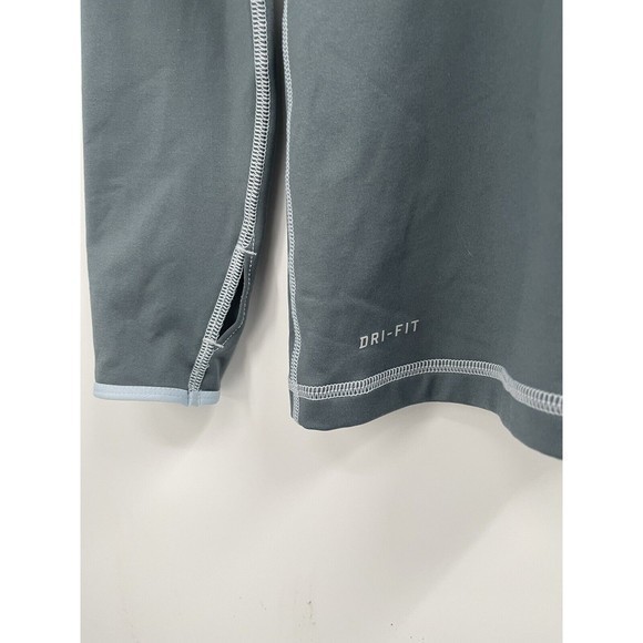 Nike Pro Zip‎ Up Sweatshirt Running Active Sport Womens Size Large Gray - Picture 3 of 6
